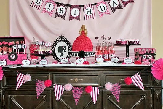 Decoración barbie para cumpleaños - Imagui