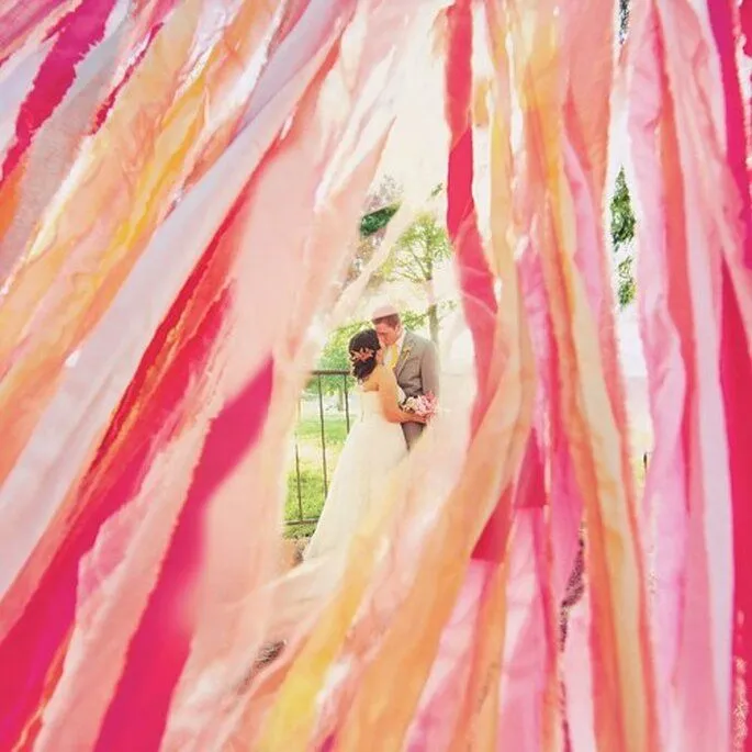 Decoración de una boda 2013 en color rosa fiusha y dorado