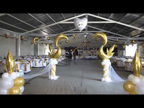 decoracion de boda con globo - YouTube