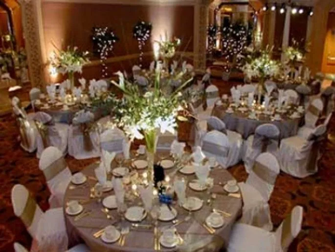 Decoración para bodas con glamour