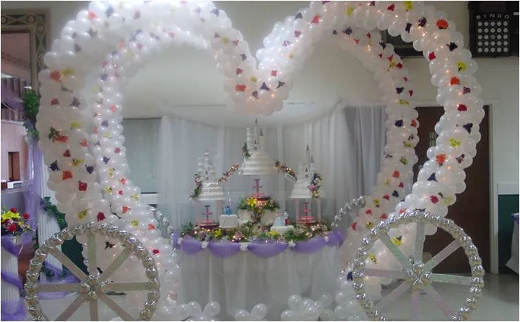 Decoraciónes para matrimonios con globos - Imagui