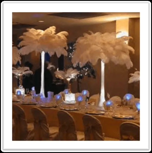 decoración bodas plumas | d-