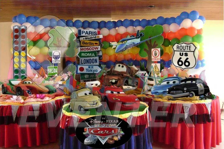 Decoración de Cars 2 - Imagui