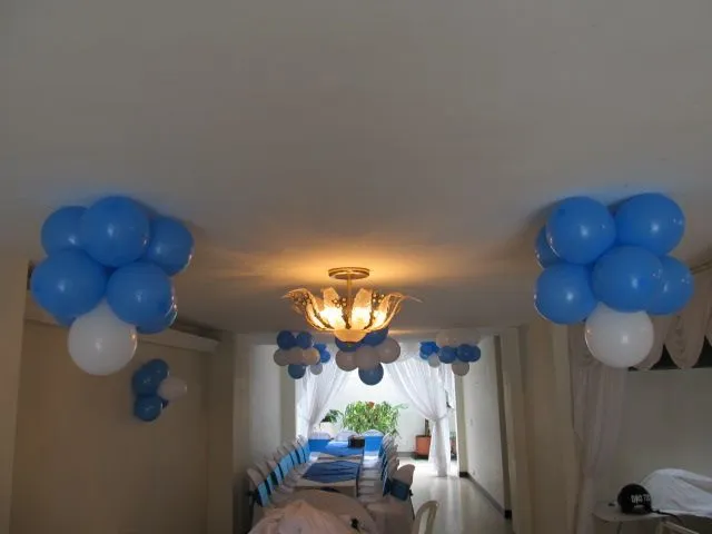 DECORACION PRIMERA COMUNION CON BOMBAS O GLOBOS | Decoracion ...