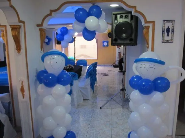 DECORACION PRIMERA COMUNION CON BOMBAS O GLOBOS | Decoracion ...