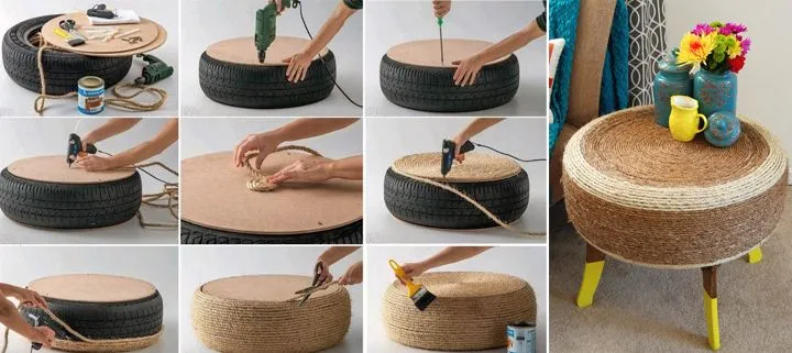 decoracion-con-neumaticos- ...