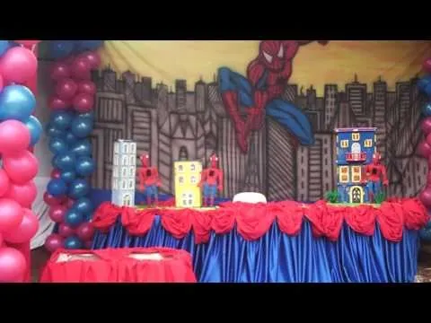 La decoracion del cumple de J J. - YouTube