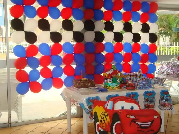 Decoración para cumpleaños de Cars - Imagui