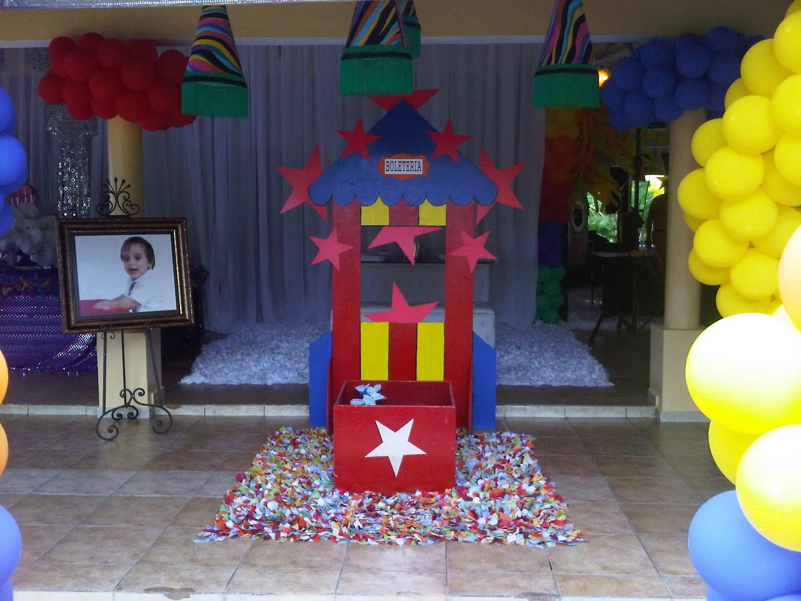 Decoración de cumpleaños de circo - Imagui