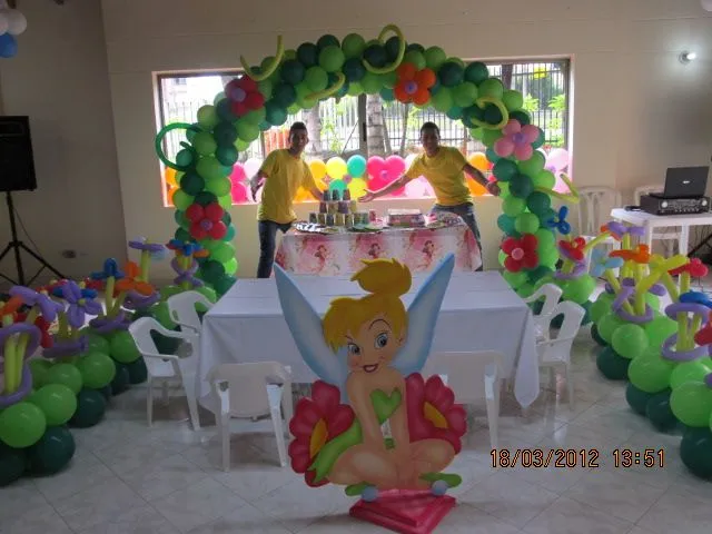 Decoración de cumpleaños infantiles de la campanita - Imagui