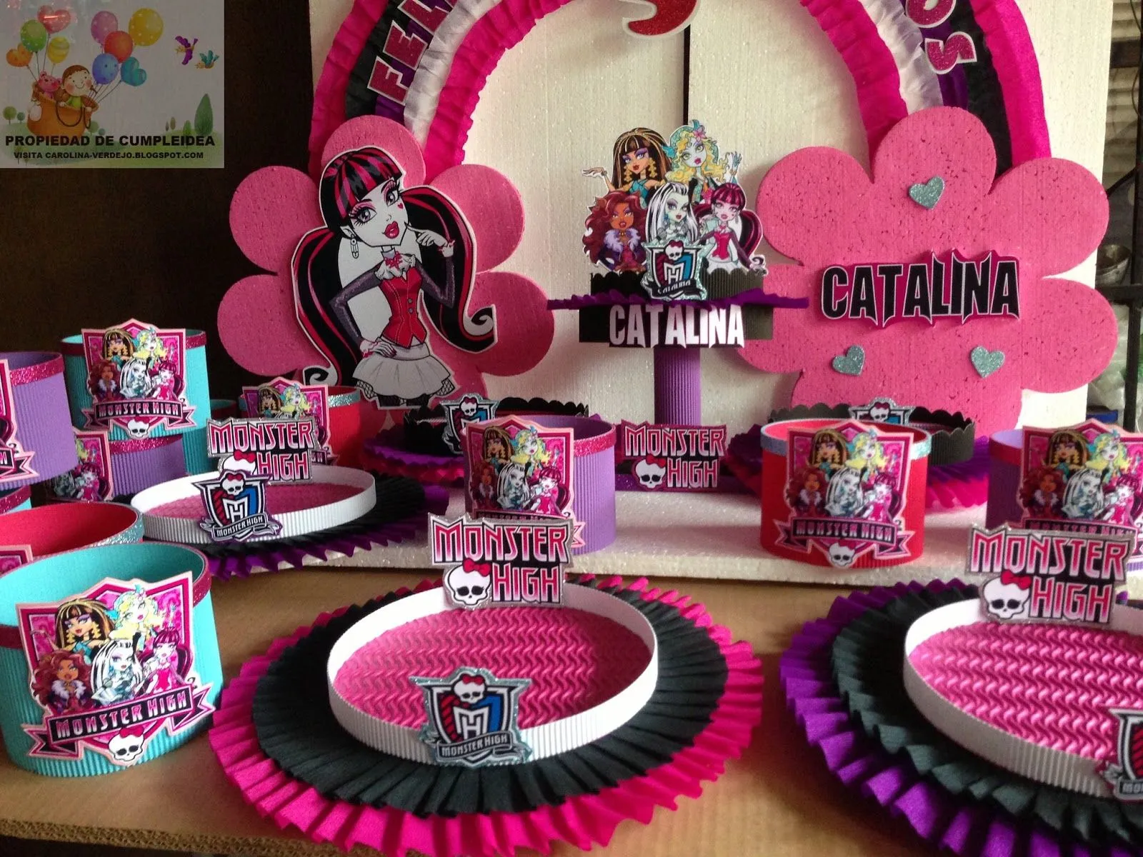 Decoracion Para Cumpleanos De Monster High