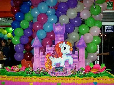 Decoración de cumpleaños de my little pony - Imagui