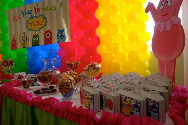 Decoración de Cumpleaños...YO Gabba Gabba