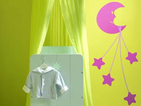 Decoracion Dormitorio de bebes :: Vinilo Luna Lunera - vinilos ...