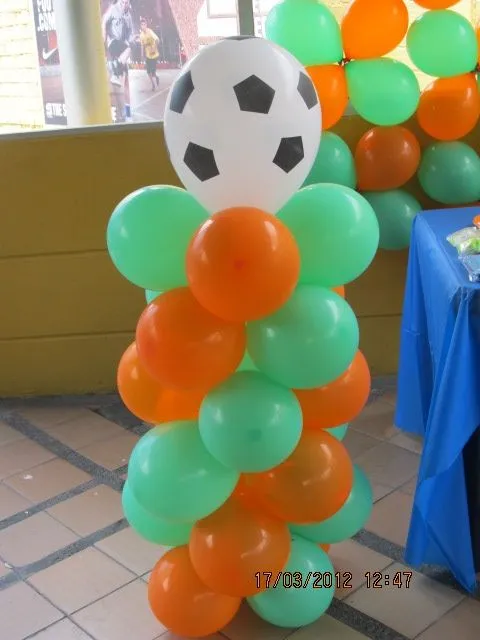 DECORACION EQUIPOS DE FUTBOL - FOOTBALL FIESTAS INFANTILES ...