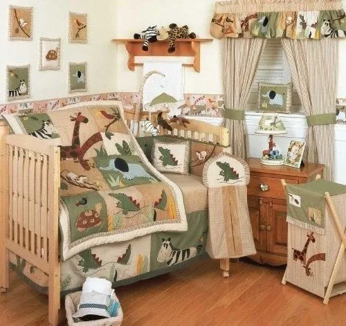 DECORACIÓN ESTILO SAFARI EN DORMITORIO DEL BEBÉ | DORMITORIOS CON ...