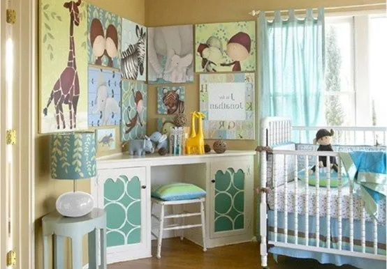 DECORACIÓN ESTILO SAFARI EN DORMITORIO DEL BEBÉ | DORMITORIOS CON ...