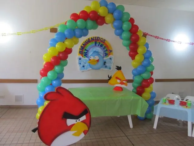 DECORACION FIESTA ANGRY BIRDS | Decoracion fiestas infantiles ...