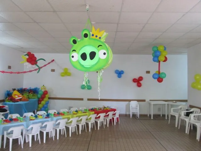 DECORACION FIESTA ANGRY BIRDS | Decoracion fiestas infantiles ...