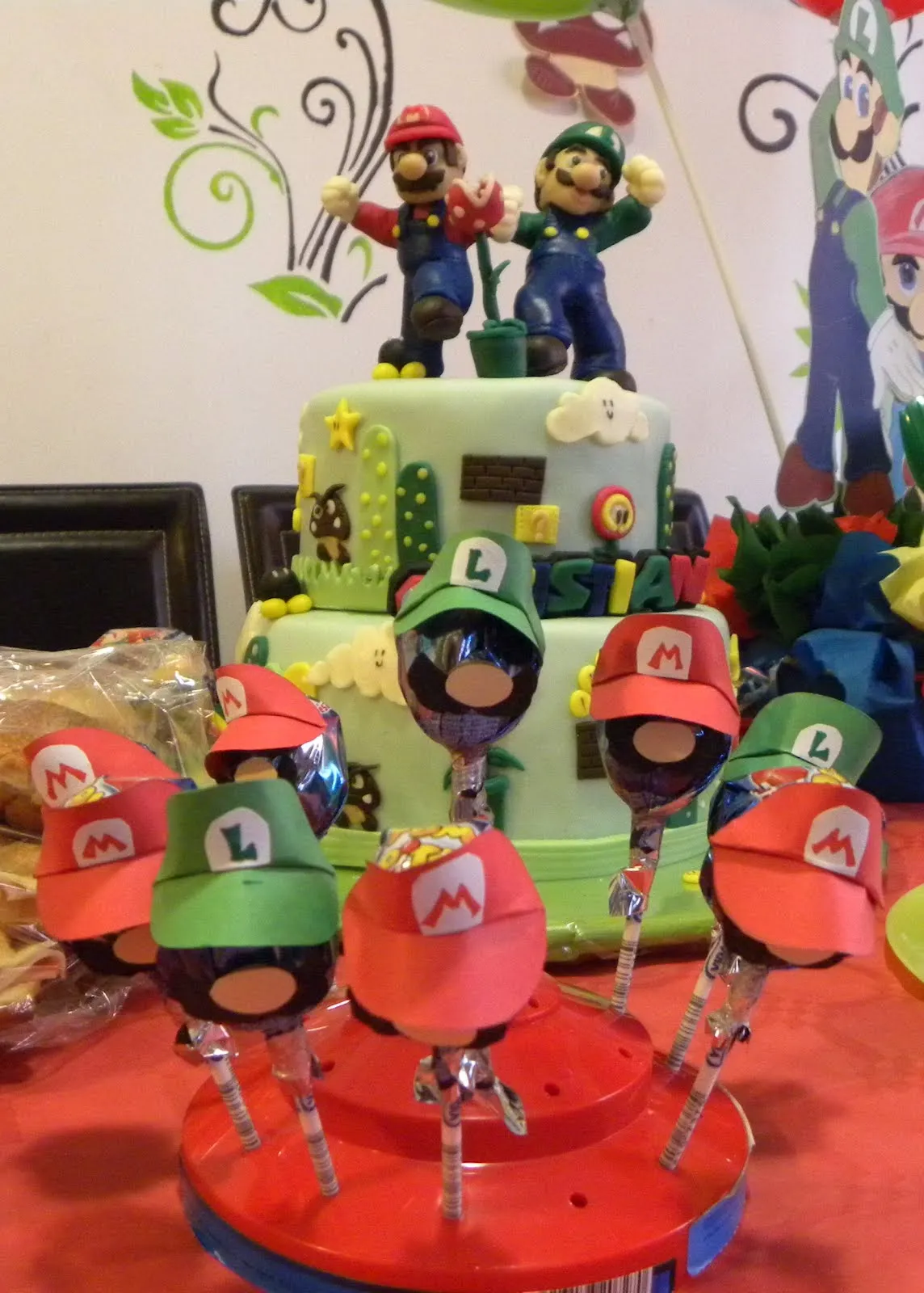 Decoración para fiesta de cumpleaños de Mario Bros - Imagui