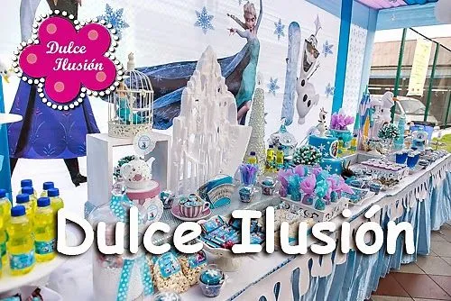 Decoración de fiesta de frozen una aventura congelada - Imagui