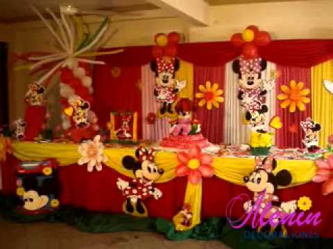 Decoración de Minnie roja - Imagui