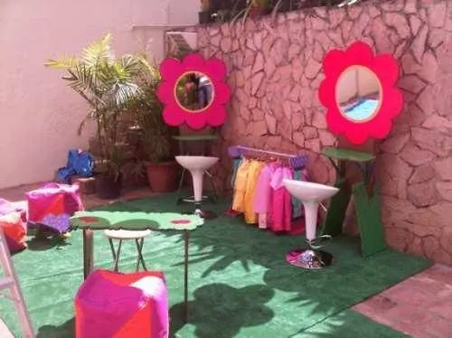 DECORACION FIESTA INFANTIL PARA NIÑAS MOTIVO SPA : TORTAS UNICAS