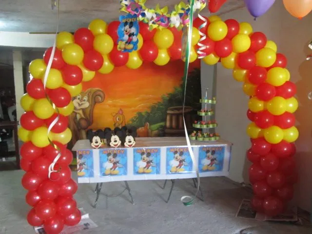 DECORACION FIESTA MICKEY MOUSE | Decoracion fiestas infantiles ...