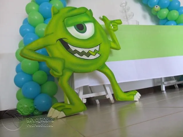 Decoración para fiesta de Monster INC - Imagui