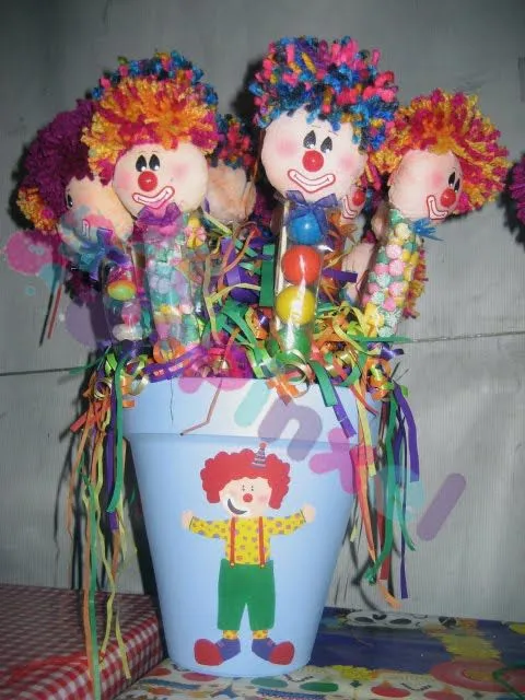 Decoración de fiesta de payaso - Imagui