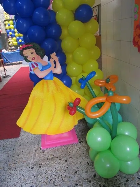 DECORACION FIESTA PRINCESA DISNEY BLANCA NIEVES | Decoracion ...