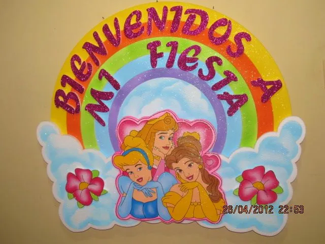 DECORACION FIESTA PRINCESAS DISNEY | Decoracion fiestas infantiles ...