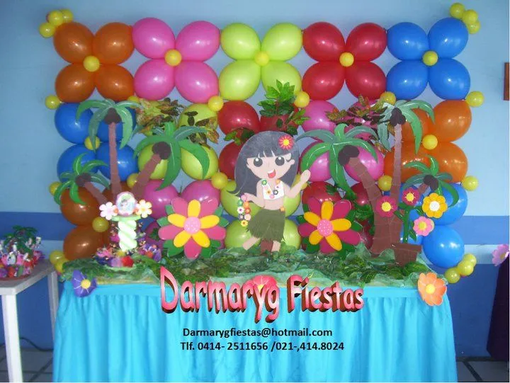 Decoracion de fiestas hawaianas para adultos imagenes - Imagui