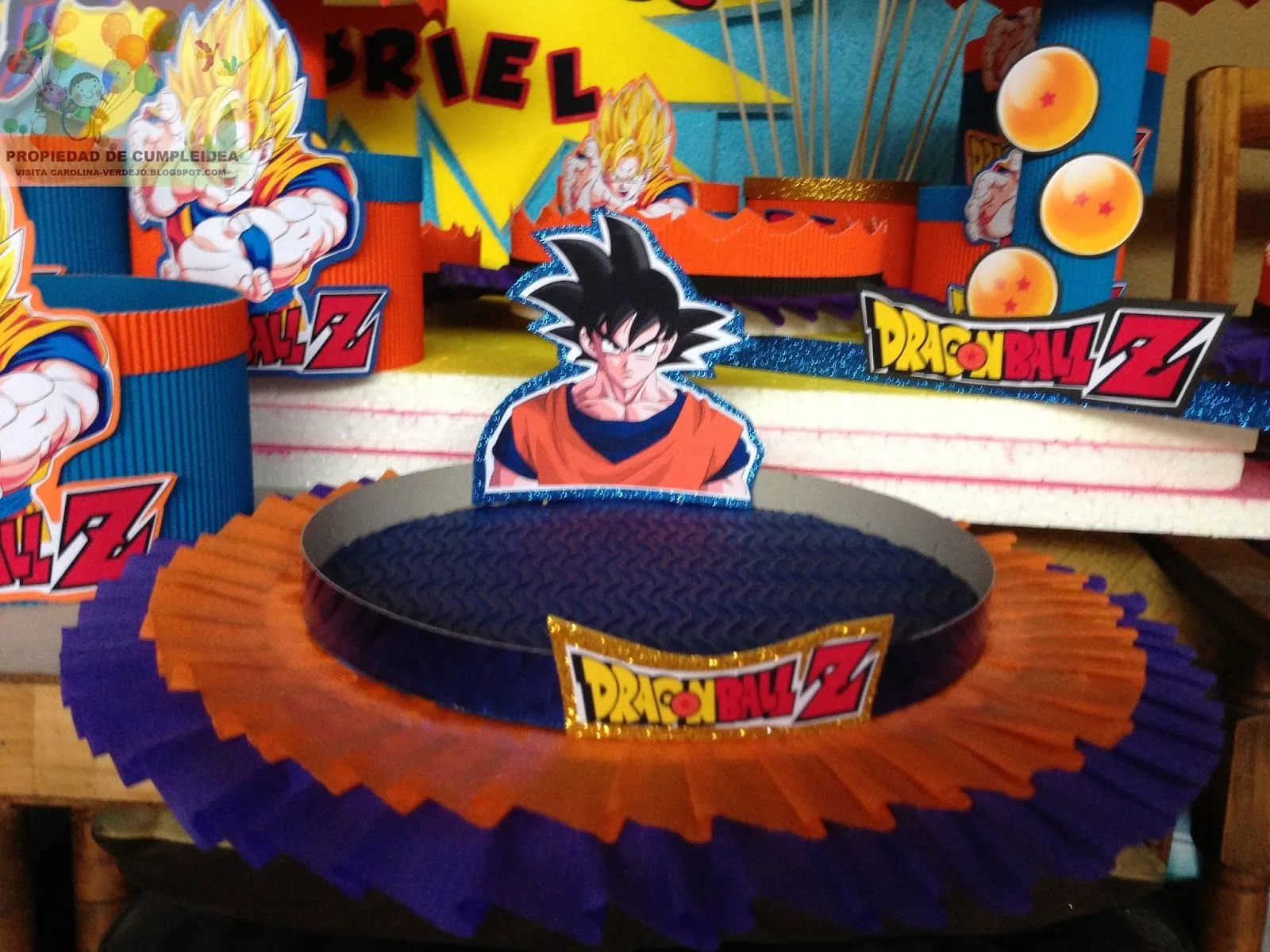 Decoración de fiestas infantiles Dragon Ball Z - Imagui