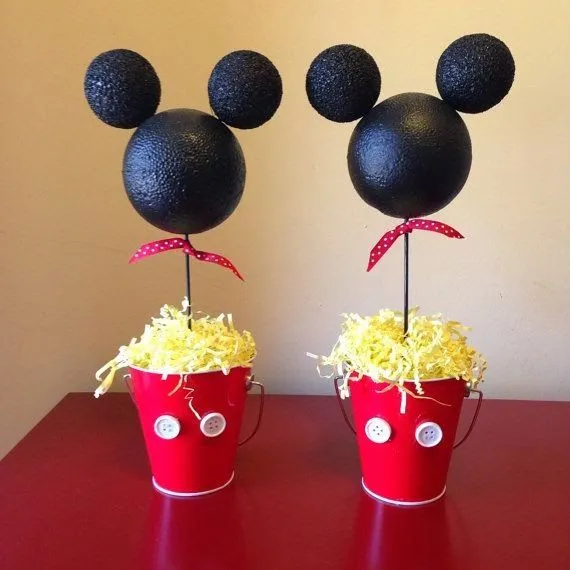 Decoración de Fiestas Infantiles de Mickey Mouse | manualidades ...