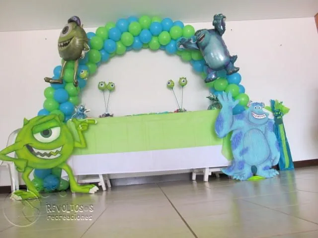 Decoración de fiestas de Monster INC - Imagui