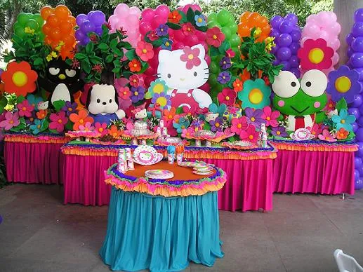 Decoraciónes de Hello Kitty para fiestas infantiles - Imagui