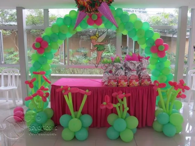 Decoraciónes de fiestas infantiles de tinkerbell - Imagui