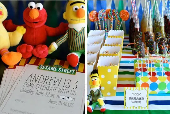 Decoración de Fiestas Infantiles de Plaza Sesamo - Sesame Street ...