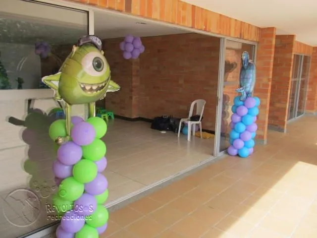 Decoración para fiestas de Monster INC - Imagui