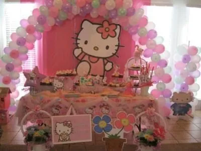 Decoración para Fiestas de Niñas de Hello Kitty : Bebes y embarazo