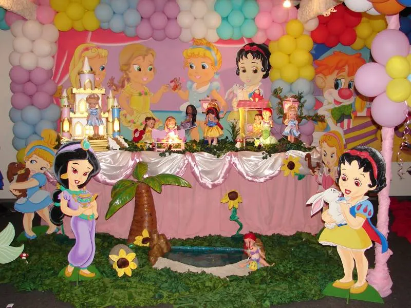 Decoración de fiestas infantiles princesas bebés - Imagui