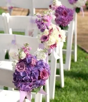 DECORACION CON FLORES NATURALES, ARTIFICIALES: ARREGLO DE SILLAS ...