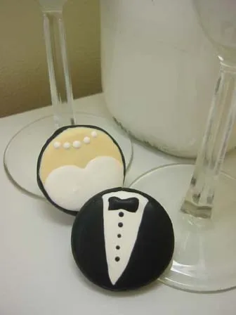 Decoración de galletas para novios : cositasconmesh