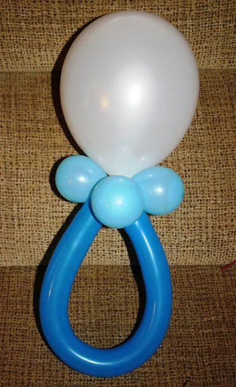biberon globos | Aprender manualidades es facilisimo.