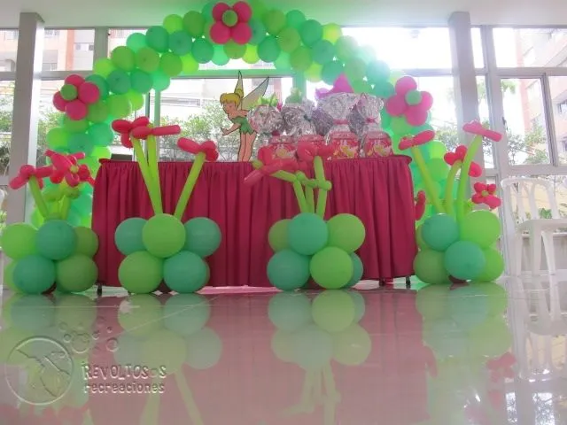 DECORACION DE GLOBOS DE CAMPANITA MEDELLIN | Decoracion fiestas ...