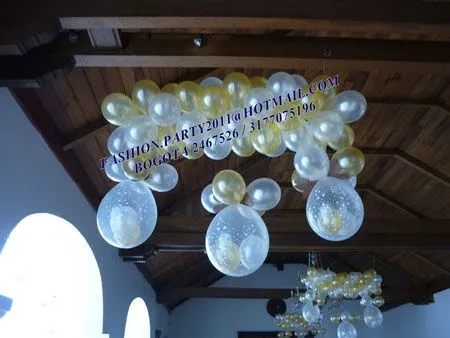 DECORACION EN GLOBOS COMBO 50 AÑOS - FASHION PARTY DECORACION EN ...