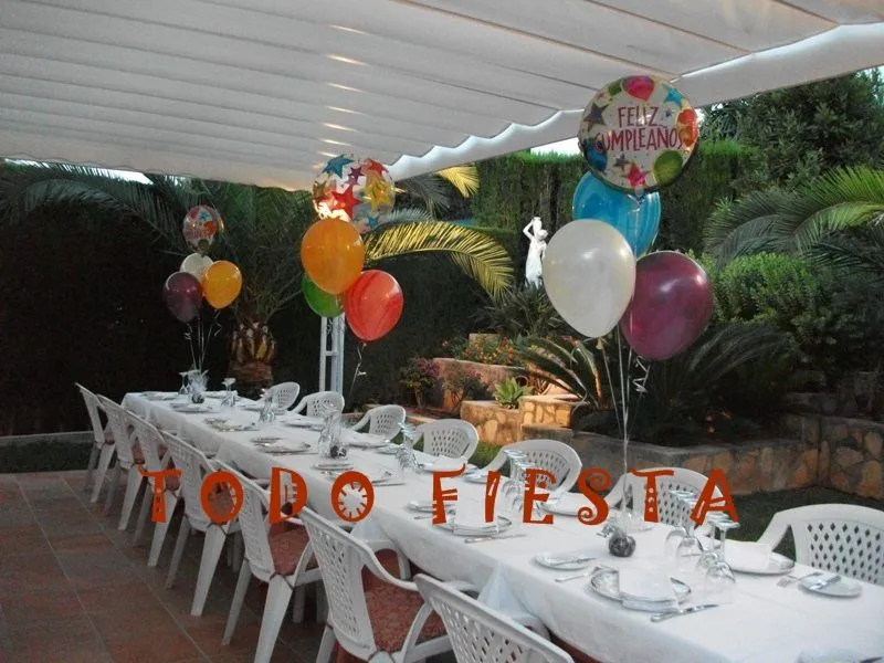 Decoración con globos de Todo Fiesta: DECORACIONES PARA CUMPLEAÑOS