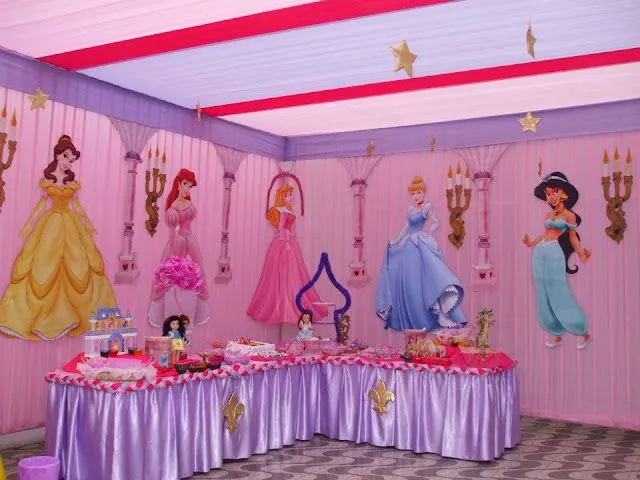 Decoración de fiestas infantiles princesas bebés - Imagui