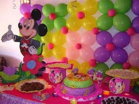 decoracion con globos para fiestas infantiles - YouTube